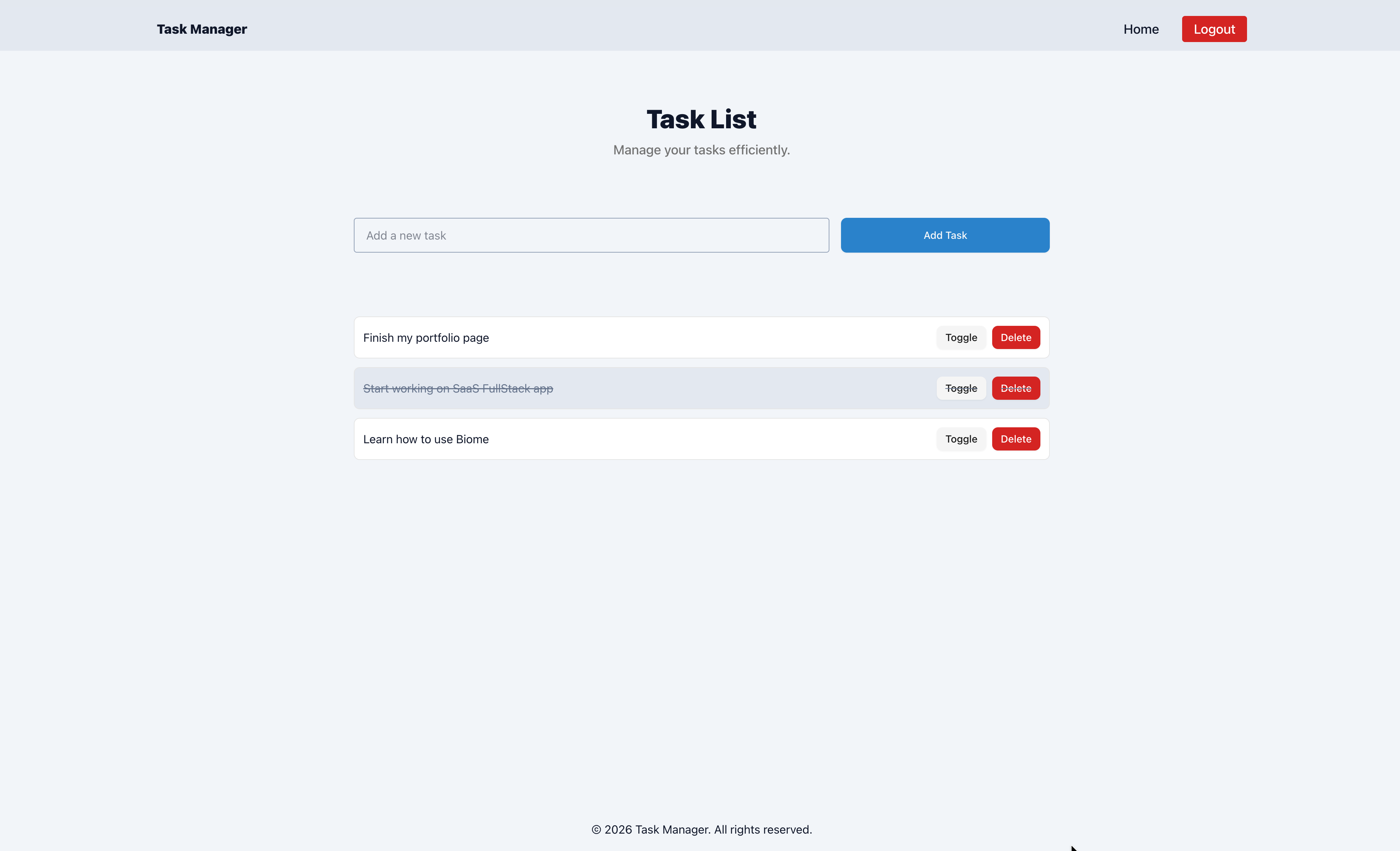 Task Manager screenshot